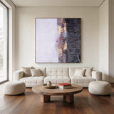 Abstract Black Gray Wall Art for Modern Home Decor AURA262