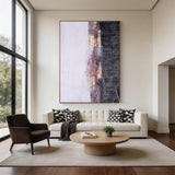Abstract Black Gray Wall Art for Modern Home Decor AURA262