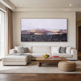 Abstract Black Gray Wall Art for Modern Home Decor AURA262