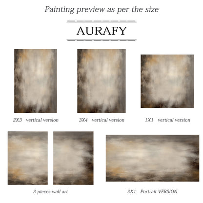 General Abstract Beige Black Wall Art Decor for Home AURA289