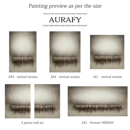 Wabi Sabi Gray Beige Minimalist Home Decor Accent Piece AURA269
