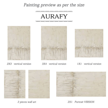 Wabi Sabi Beige Home Decor Accent Piece for Living Room AURA291