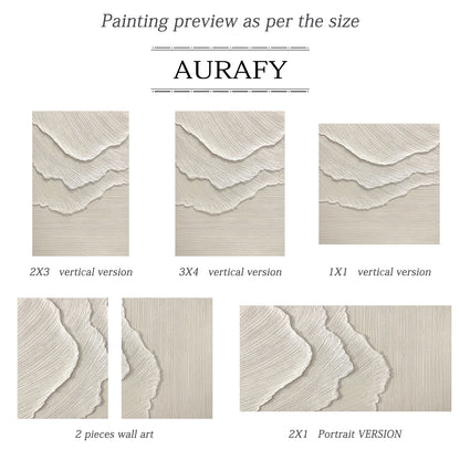 Beige Coastal Minimalist Home Decor Piece for Sea-Themed Interiors AURA307
