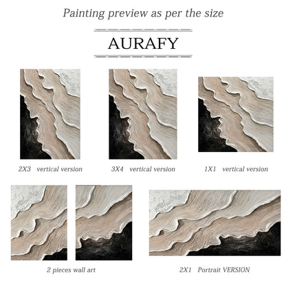 Stylish Beige Black Sea-Themed Casual Wear for Summer Occasions AURA306