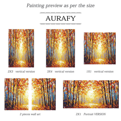 Colorful Landscape Wall Art Rustic Natural Home Decor Piece AURA308