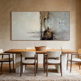 General Abstract Brown Beige Modern Wall Art for Home Decor AURA369