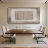 Gray General Abstract Sculpted Art High-Relief Plaster Tactile Surface Modern Organic Design AURA627
