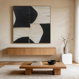 Minimalist Black Beige Wall Art Living Room Bedroom Decor AURA353