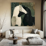 Cute Green Animal Wall Art for Modern Living Room Decor AURA335