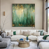 Stylish Green Landscape Home Decor Wall Art for Living Rooms AURA320