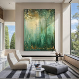 Stylish Green Landscape Home Decor Wall Art for Living Rooms AURA320