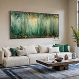 Stylish Green Landscape Home Decor Wall Art for Living Rooms AURA320