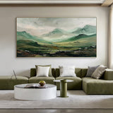 Stylish Natural Green Landscape Wall Decor for Living Room AURA310