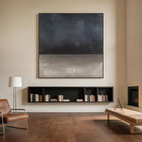 Minimalist Black and Beige Wall Art for Modern Home Decor AURA382