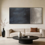 Minimalist Black and Beige Wall Art for Modern Home Decor AURA382