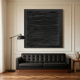 Modern General Abstract Black Wall Art for Home Office Decor AURA276