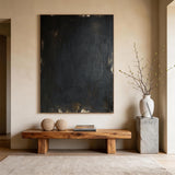 Modern Black Abstract Wall Art for Living Room Home Decor AURA357
