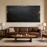 Modern Black Abstract Wall Art for Living Room Home Decor AURA357