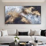 Modern Black General Abstract Wall Art for Living Room Decor AURA246