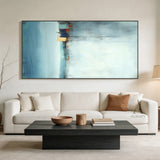Modern Blue General Abstract Wall Art for Home Office Decor AURA359