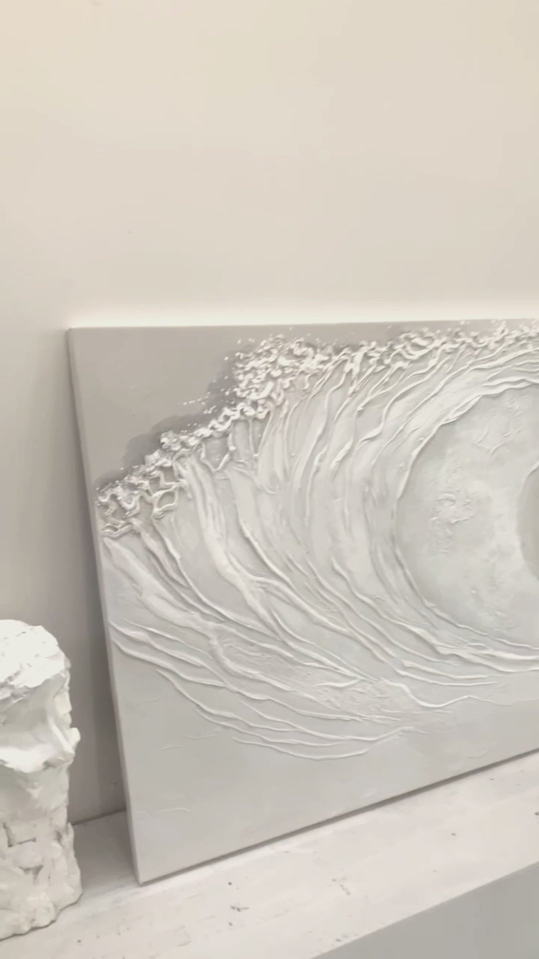 Silent Tides-Ivory & Sand 3D Textured-AURA012