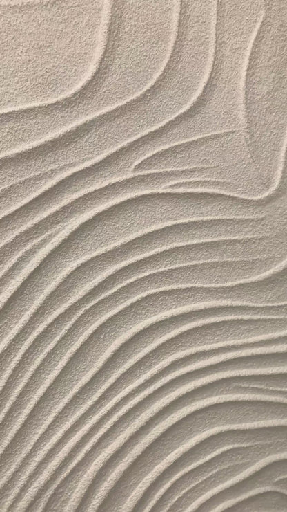 Organic Swirl Canvas – Cream Tones – AURA047(Vertical)