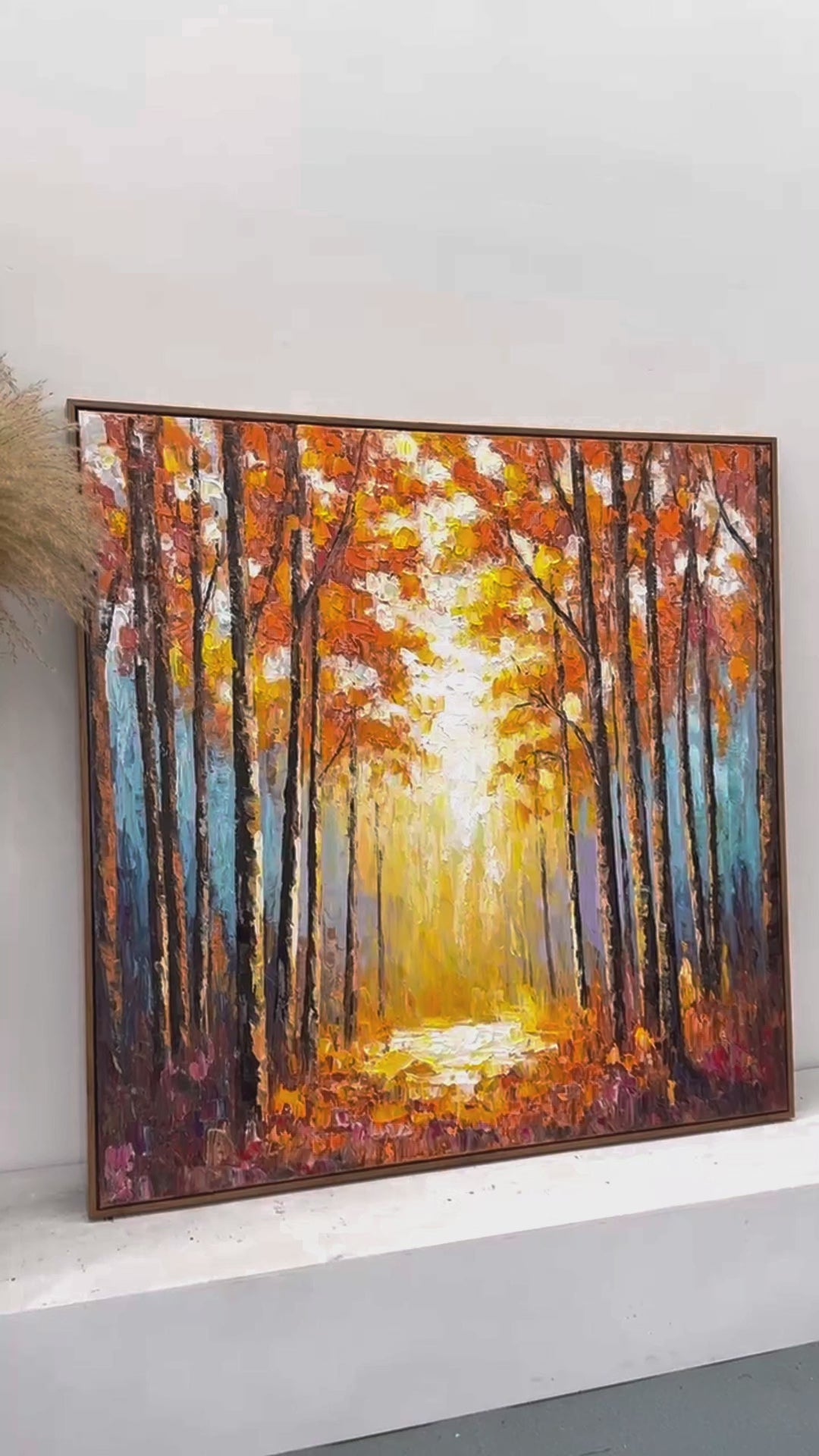 Colorful Landscape Wall Art Rustic Natural Home Decor Piece AURA308
