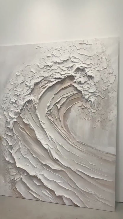 Ivory Surge-Beige Spatial Field-AURA089