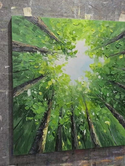 Green Landscape Modern Natural Style Art for Home Decor AURA322