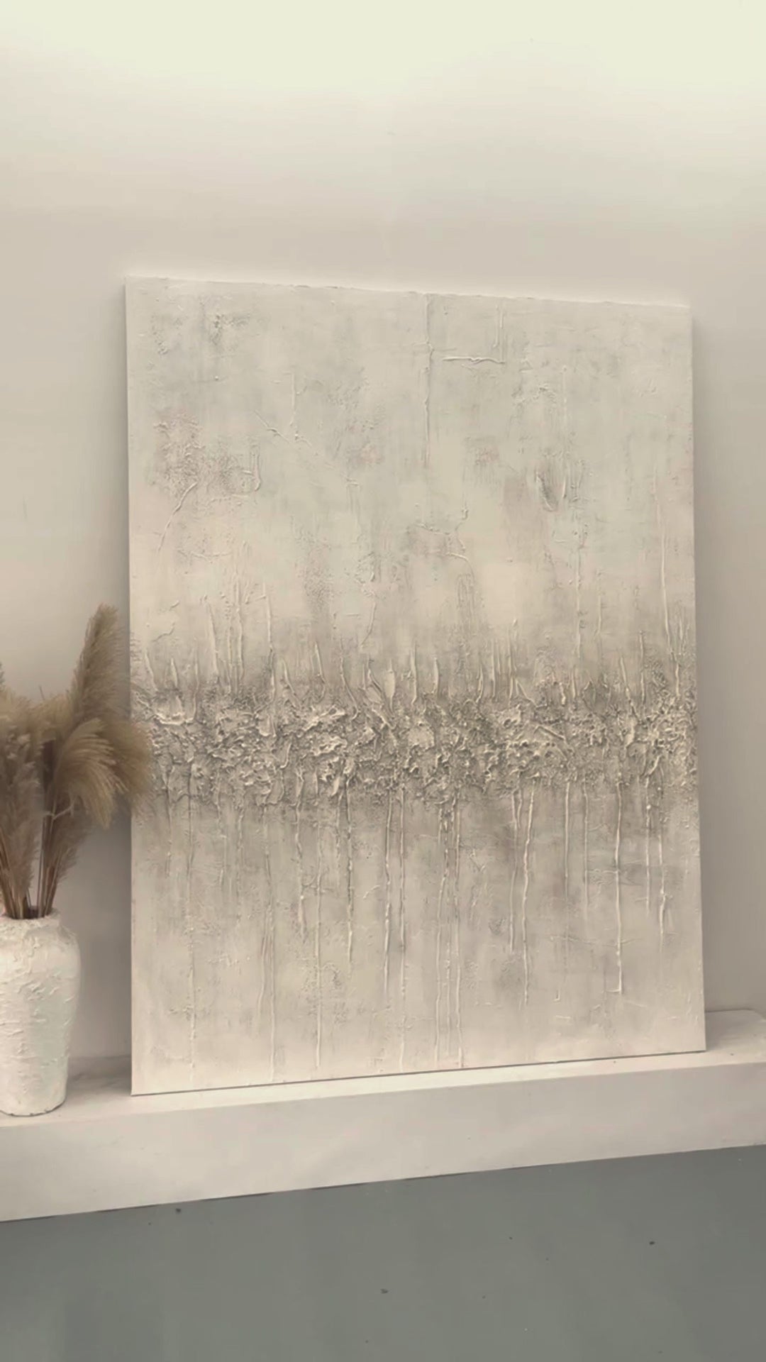 Wabi Sabi Beige Home Decor Accent Piece for Living Room AURA291