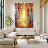 Colorful Landscape Wall Art Rustic Natural Home Decor Piece AURA308