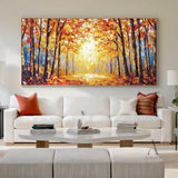 Colorful Landscape Wall Art Rustic Natural Home Decor Piece AURA308