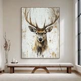 Cozy Beige Brown Woodland Animal Throw Pillow for Living Room AURA313