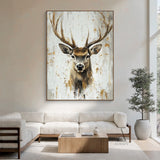 Cozy Beige Brown Woodland Animal Throw Pillow for Living Room AURA313