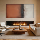 Beige General Abstract Wall Art for Modern Living Room Decor AURA371