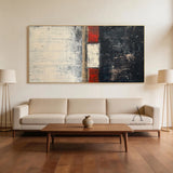 Abstract Black Beige Wall Art for Living Room Home Decor AURA273
