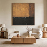 Unique Wabi Sabi Yellow Black Home Decor Accent Piece AURA301