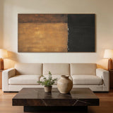 Unique Wabi Sabi Yellow Black Home Decor Accent Piece AURA301