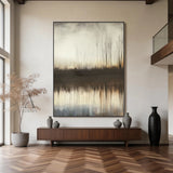 Wabi Sabi Beige Black Minimalist Home Decor Accent Piece AURA304