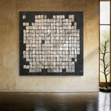 Wabi Sabi Style Black Beige Rustic Home Decor Accent Piece AURA280