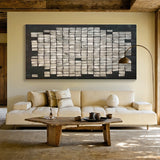 Wabi Sabi Style Black Beige Rustic Home Decor Accent Piece AURA280