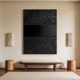 Black General Abstract Wall Art for Modern Home Decor AURA272